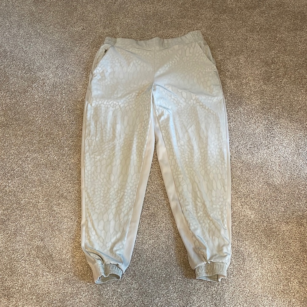 Athleta Brooklyn Textured Animal Print Jogger size 14